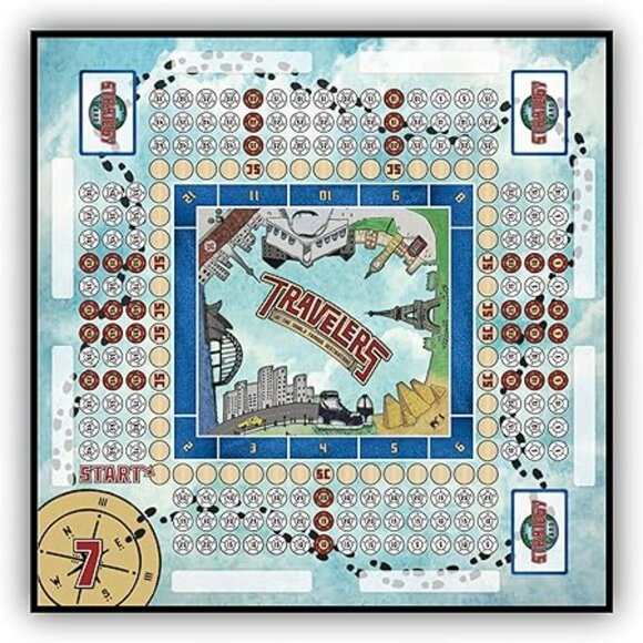 Travelers of the World Famous Destinations Board Game. New. Sealed in box. - Picture 4 of 6